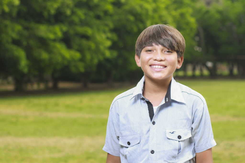 Picture of Marcos a 12-year-old tween who aspires to be an engineer.